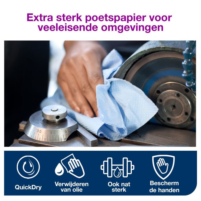 Tork 130083 W7 Advanced Wiper 440 Perform. 3-lgs blauw 39x32 cm doos à 200 vel handy-box (130083)