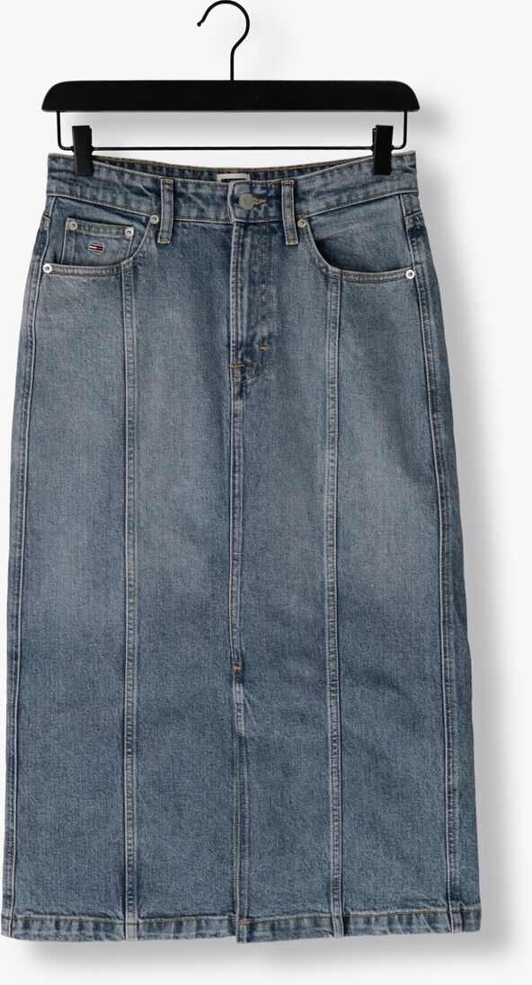 TOMMY JEANS donkerblauwe tommy jeans  claire hgh midi skirt ah7134