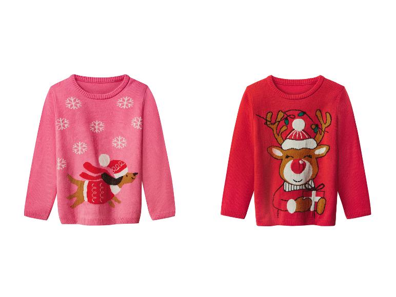 Kinder kersttrui met lampjes