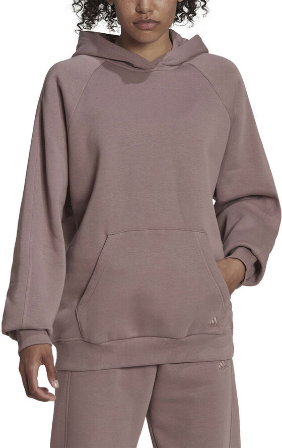 adidas ALL SZN Fleece Boyfriend hættetrøje Lilla