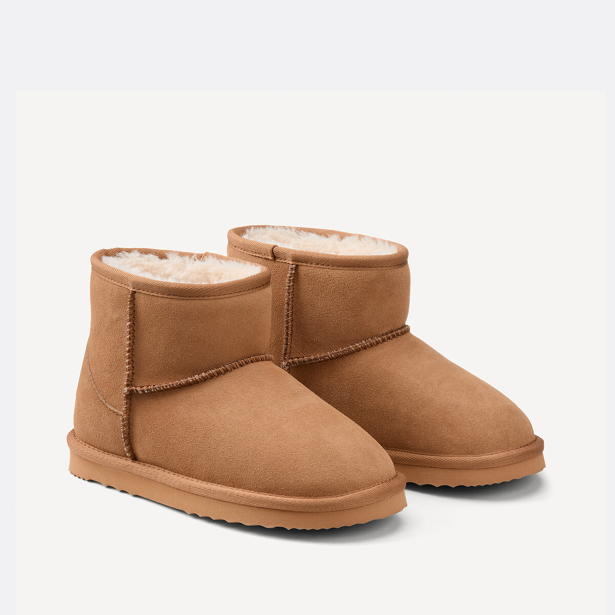 COLEÇÃO LA REDOUTE<br>Botas de couro forradas