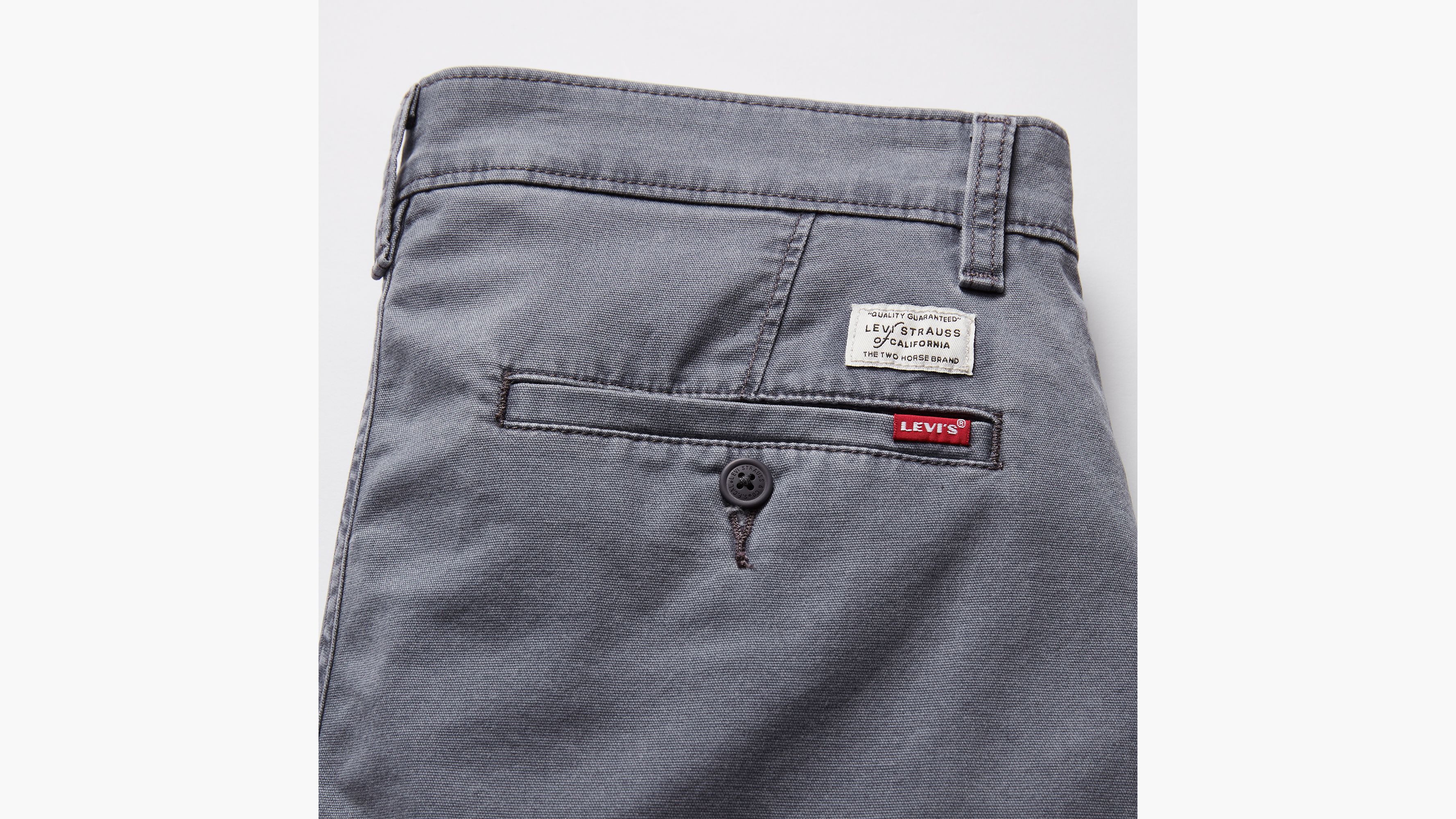 Short XX chino Standard fuselé - Periscope Stretch Canvas - Gris
