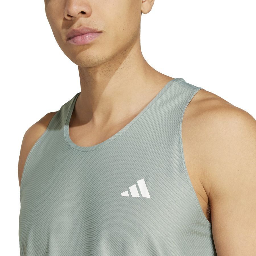 adidas Débardeur Own The Run - Silver Green