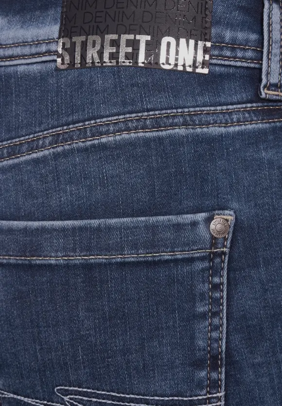 Slim Fit Jeans - brilliant indigo netwash