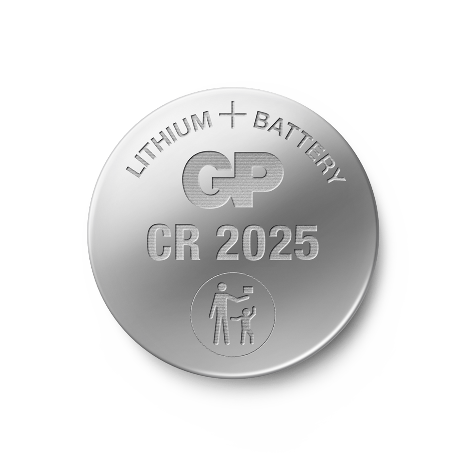 GP - Lithium Cell Battery CR2025, 3V, Safety Seal, 4-pack