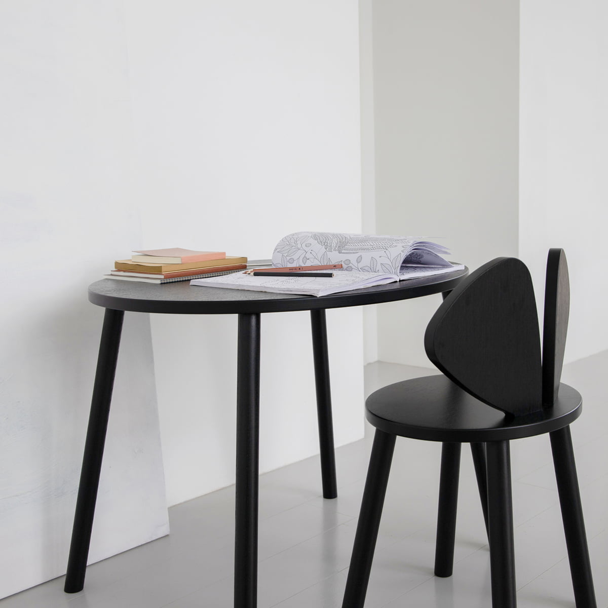 Mouse kindertafel white