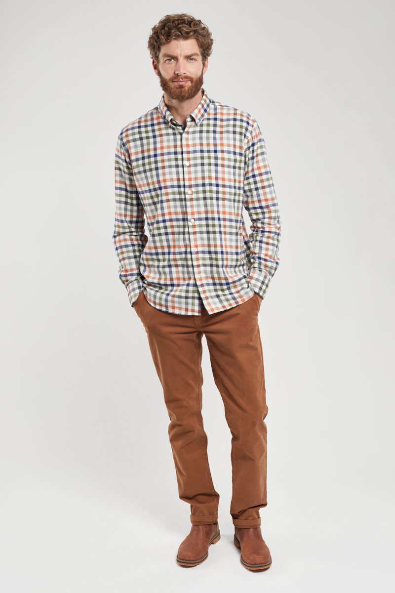 Chemise à carreaux - coton flanelle