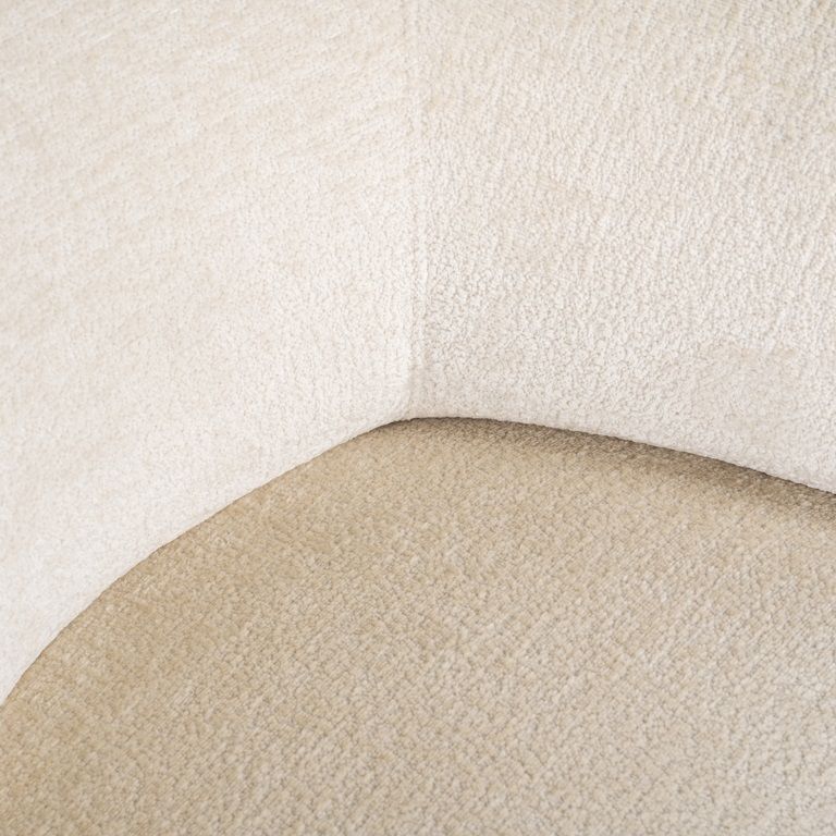 Fauteuil S4704 White Chenille Montana B88.5 x D87 x H72 cm