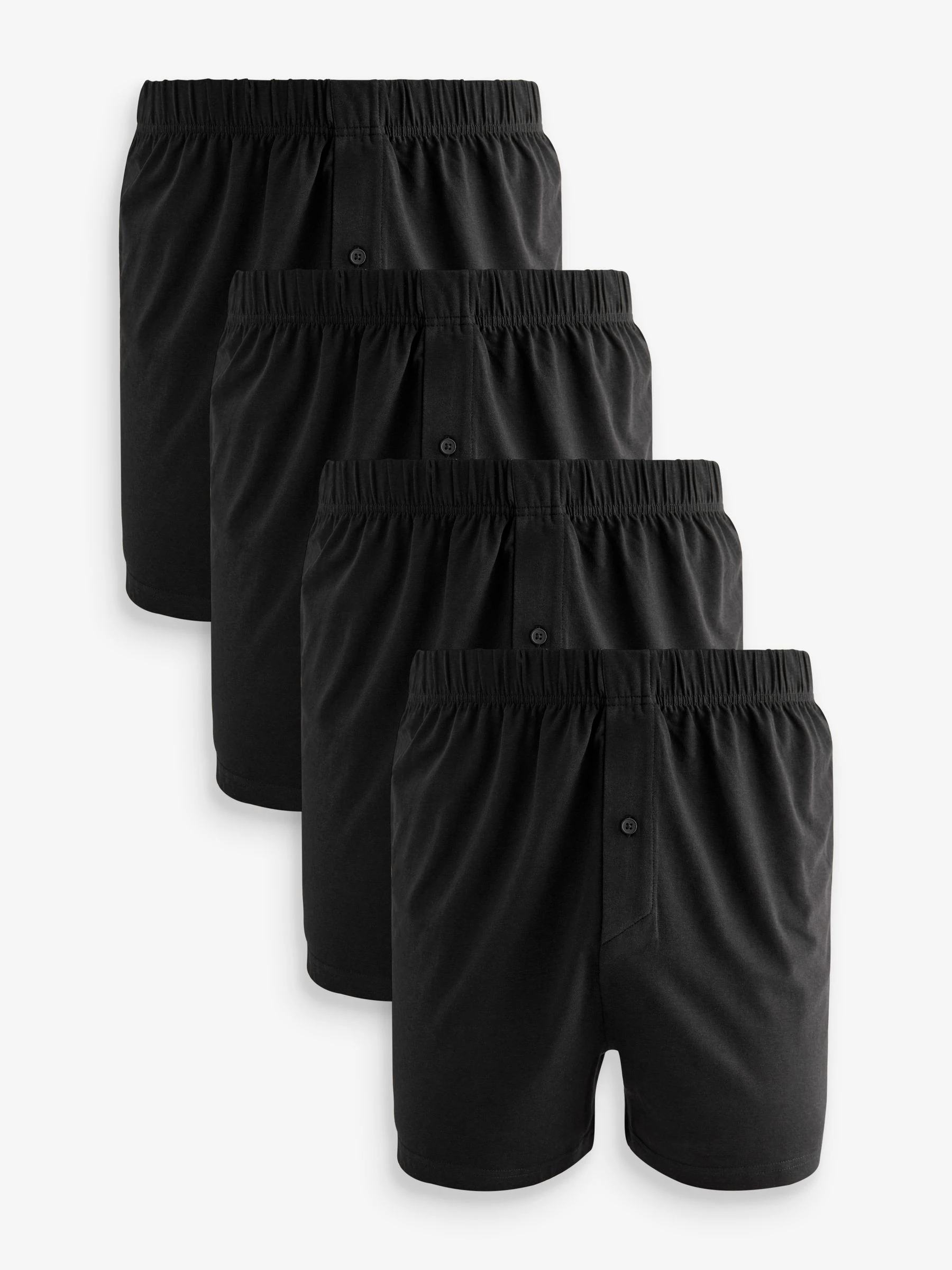 Zwart - Essential Loose Boxers 4 Pack