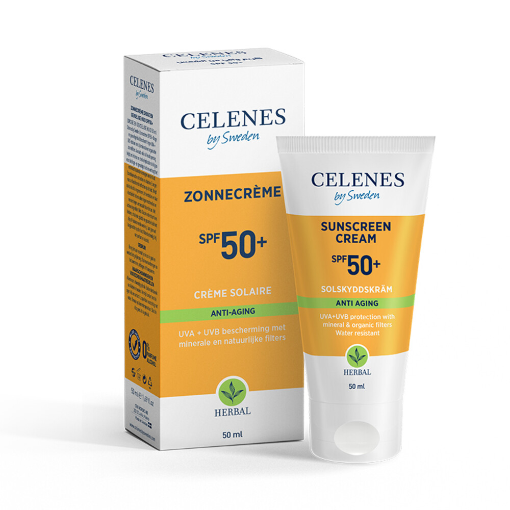 Celenes Herbal Zonnebrandcreme SPF 50+ Anti Aging50 ml
