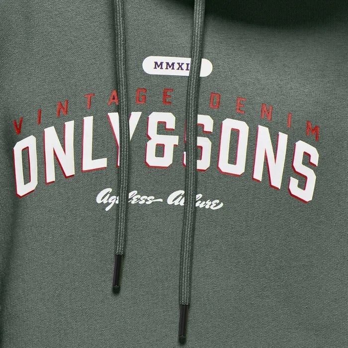 Only & Sons Ceres Vintage Print Hoodie Junior