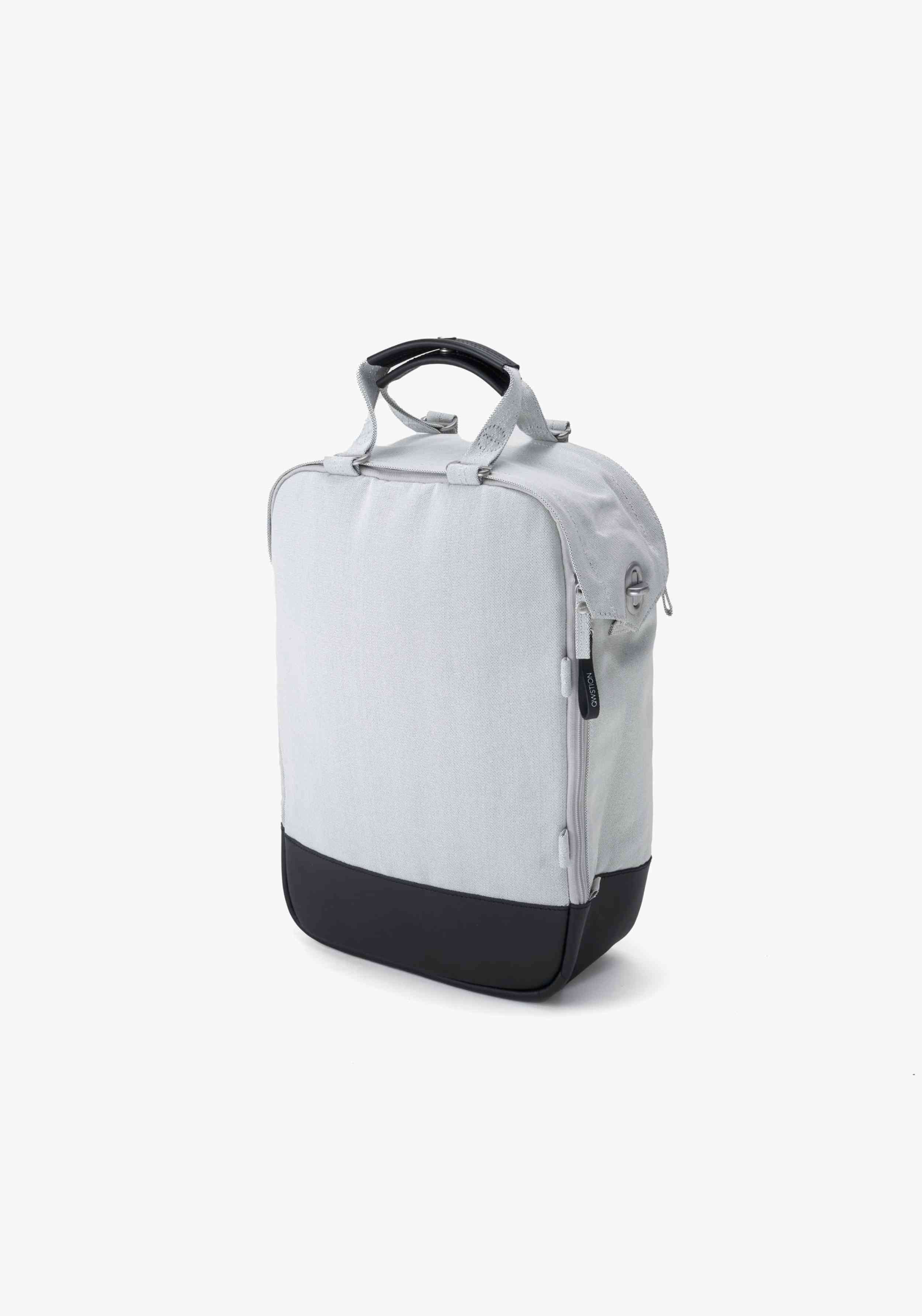 Qwstion Rucksack Bananatex Daypack Gravel Black Leather