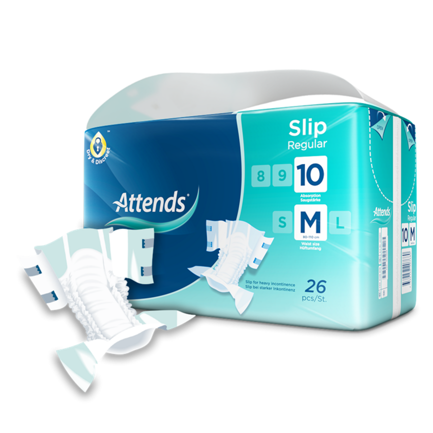 Attends Slip Regular 10 M 26 stk