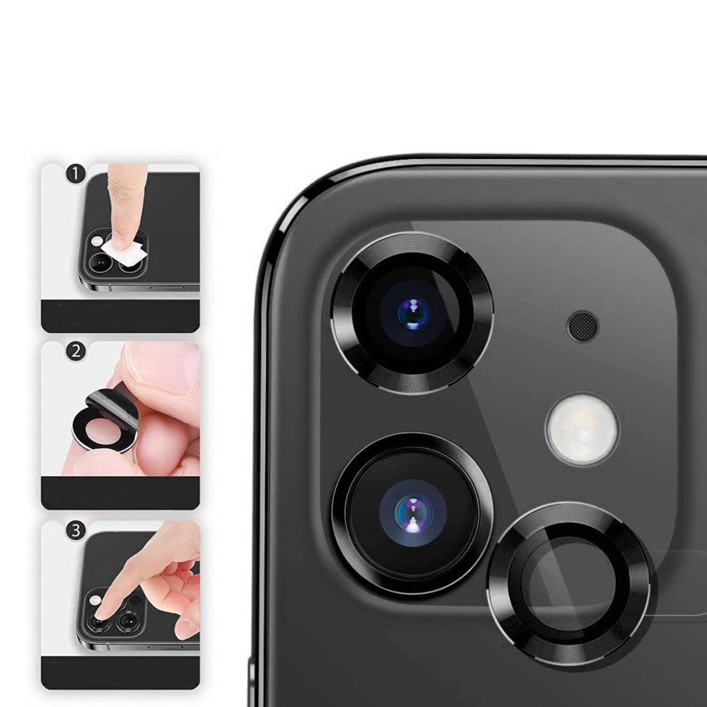 iPhone 12 Mini / iPhone 12 Kameraschutz Objektiv Ring Protector Abdeckung - Blau