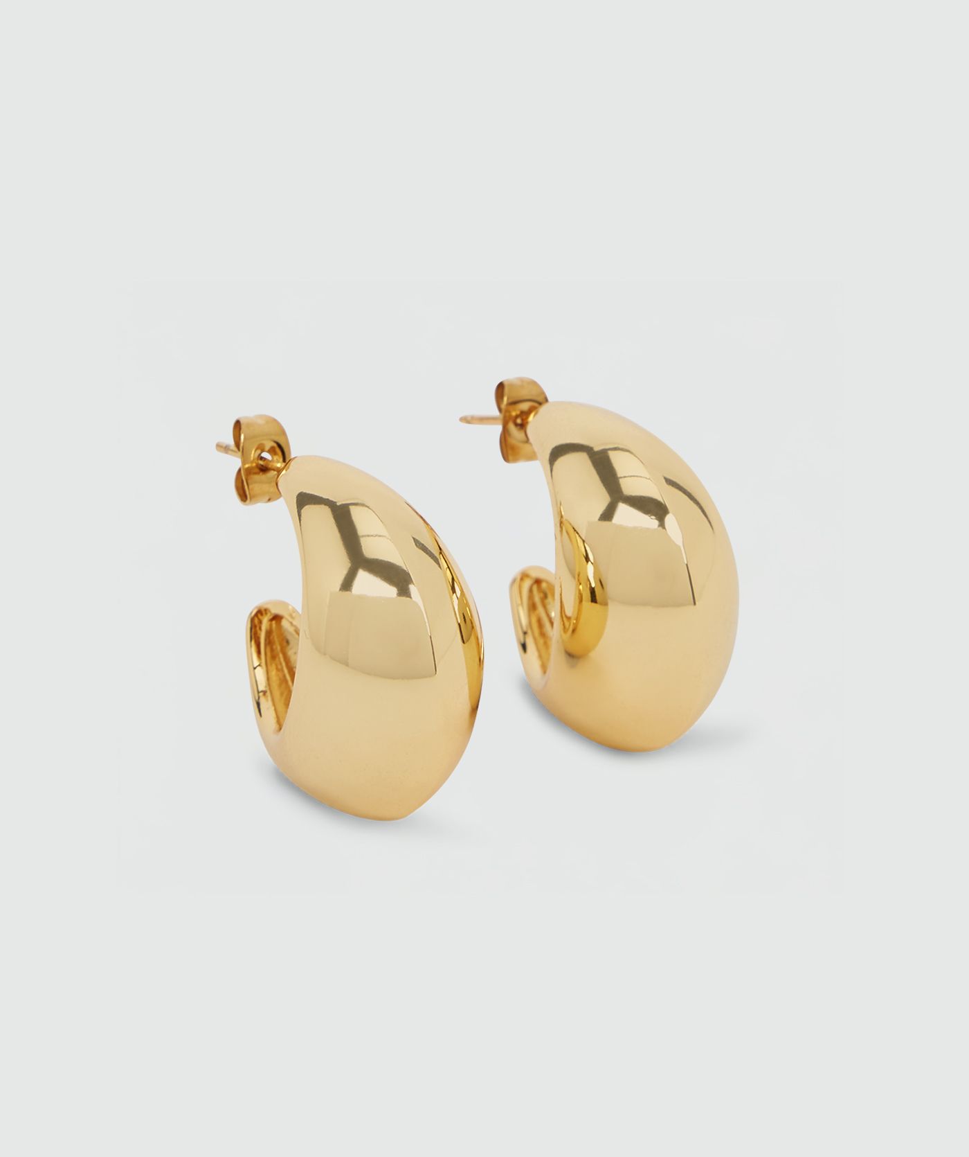 NIKOLINA oorbellen - champagne gold