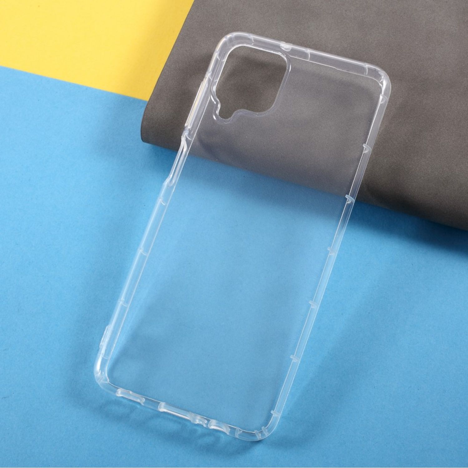 Handyhülle für Samsung Galaxy A12 Schutzcase Backcover Bumper Etuis Transparent