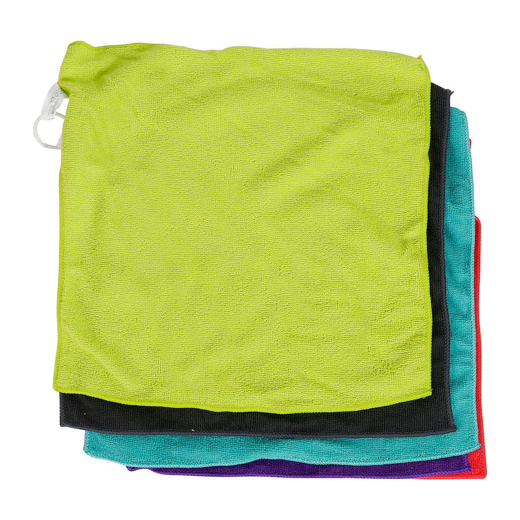 Lot de 5 chiffons microfibre 38x38cm