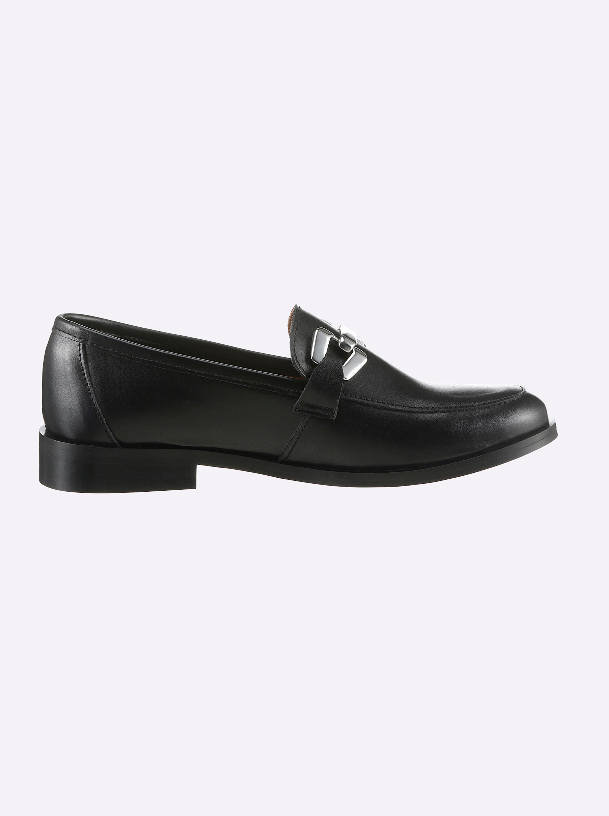 heine Slipper in schwarz