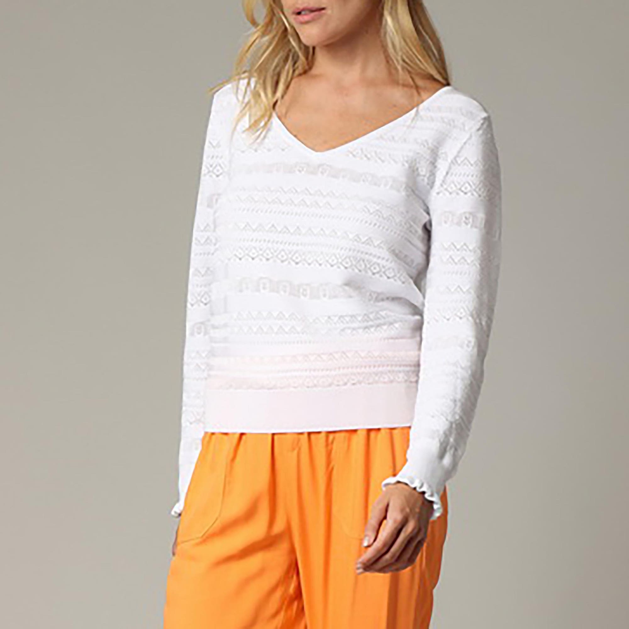 Pull Femme blanc