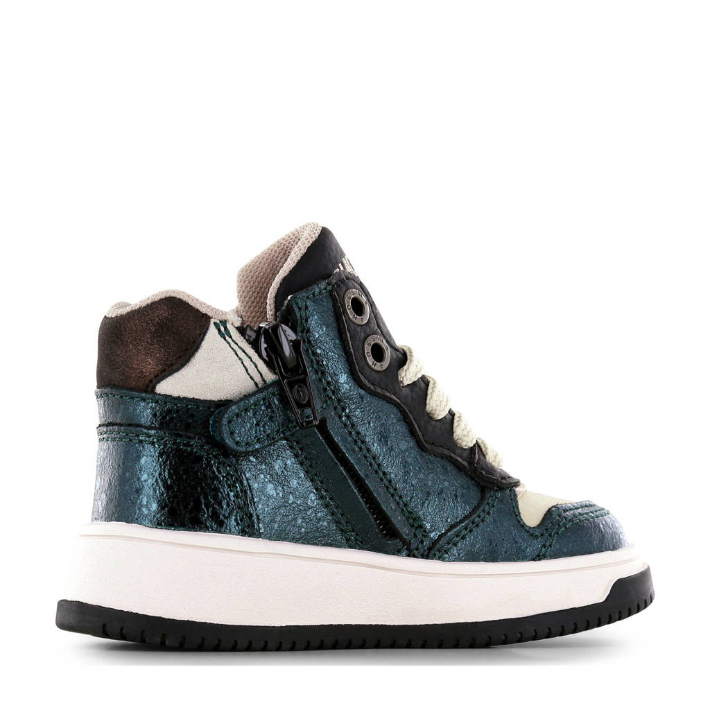 Shoesme sneakers groen/fuchsia