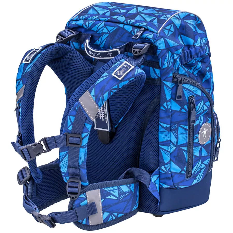 Belmil Schulranzen Premium Comfy Plus Set 5-teilig Glacier Blue