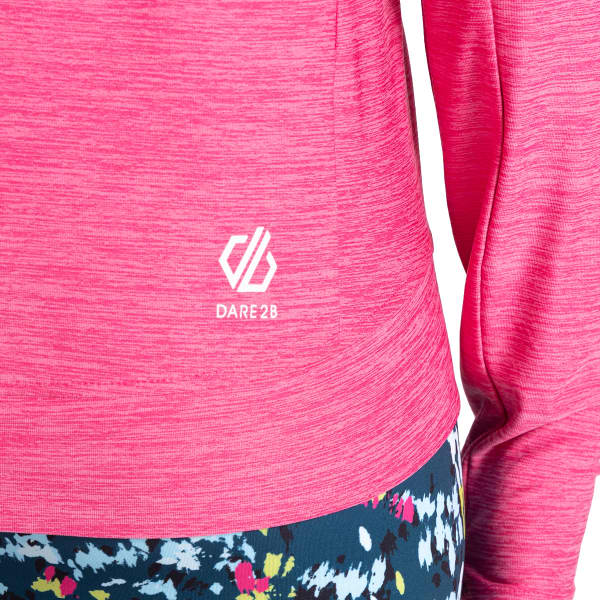 T-shirt running DARE 2B SPRINT CTY HOODIE PURE PINK MARL