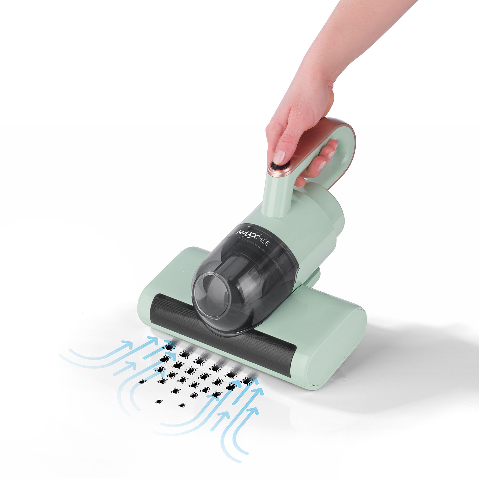 MAXXMEE Milben-Handstaubsauger - mintgrün - 300 Watt