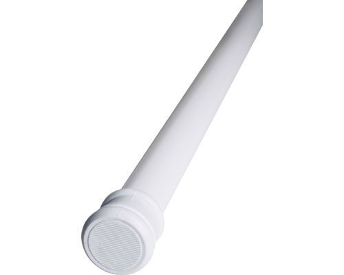 Uitschuifbare spanstang, wit, 80-130 cm, Ø 23/26 mm