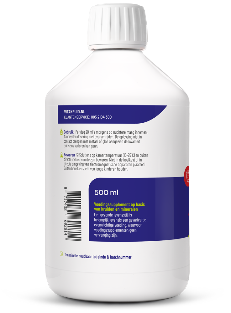 Vitakruid Silsolutions 500 – Aardbei (500 ml)