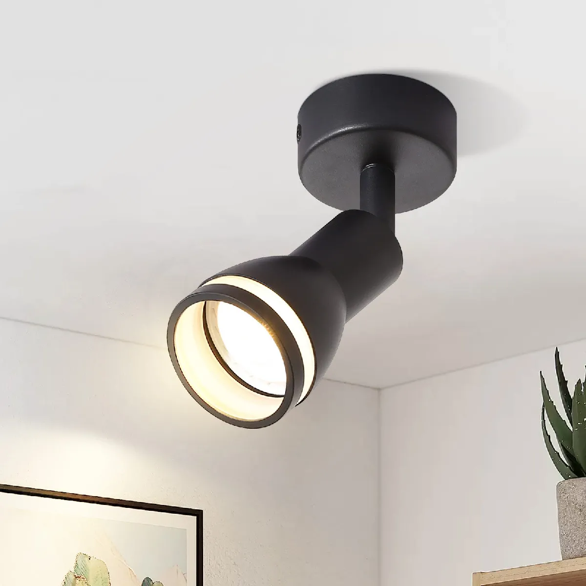 Autres Temps ZMH Lustre GU10 Métal - Noir