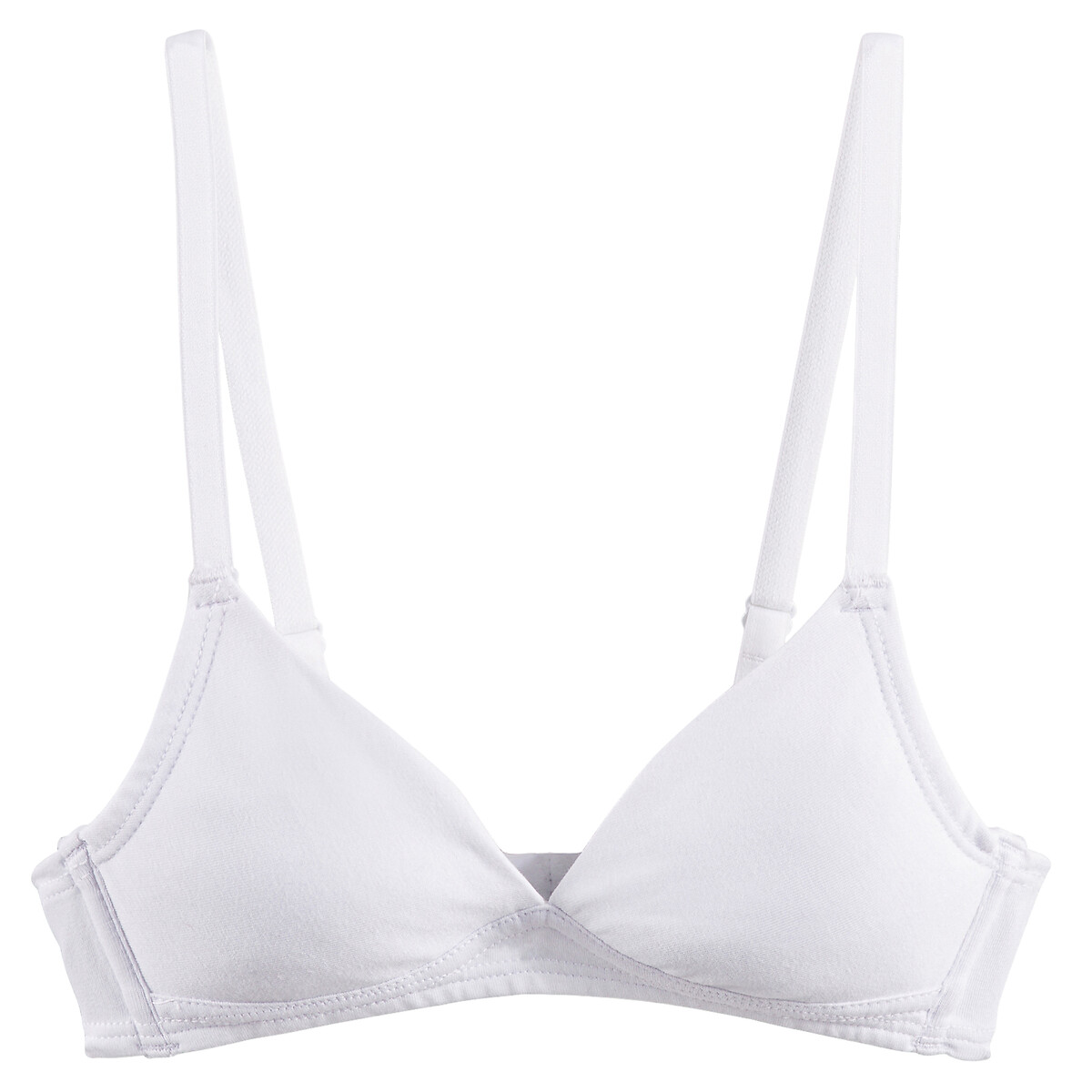 COLEÇÕES LA REDOUTE<br>Sutiã triangular, todo em algodão liso, Cottone