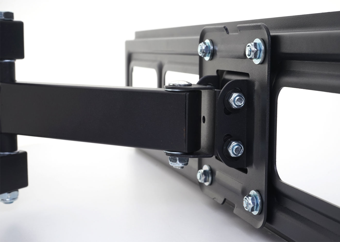 TV-Wandhalterung MCW-C94, Monitor-Halterung, kaltgewalzt neigbar schwenkbar ausziehbar 32 48 65 Zoll