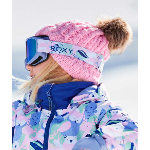 Masque de ski ROXY SWEET PEA MOUNTAINS LOCAL/GREEN ML S3