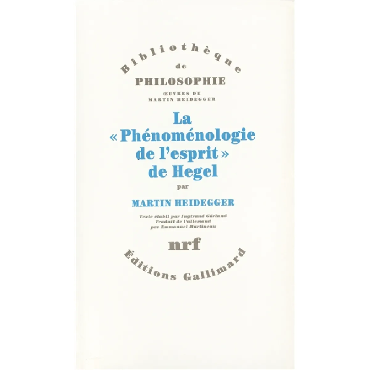 La Phénoménologie de l'esprit de Hegel · Occasion