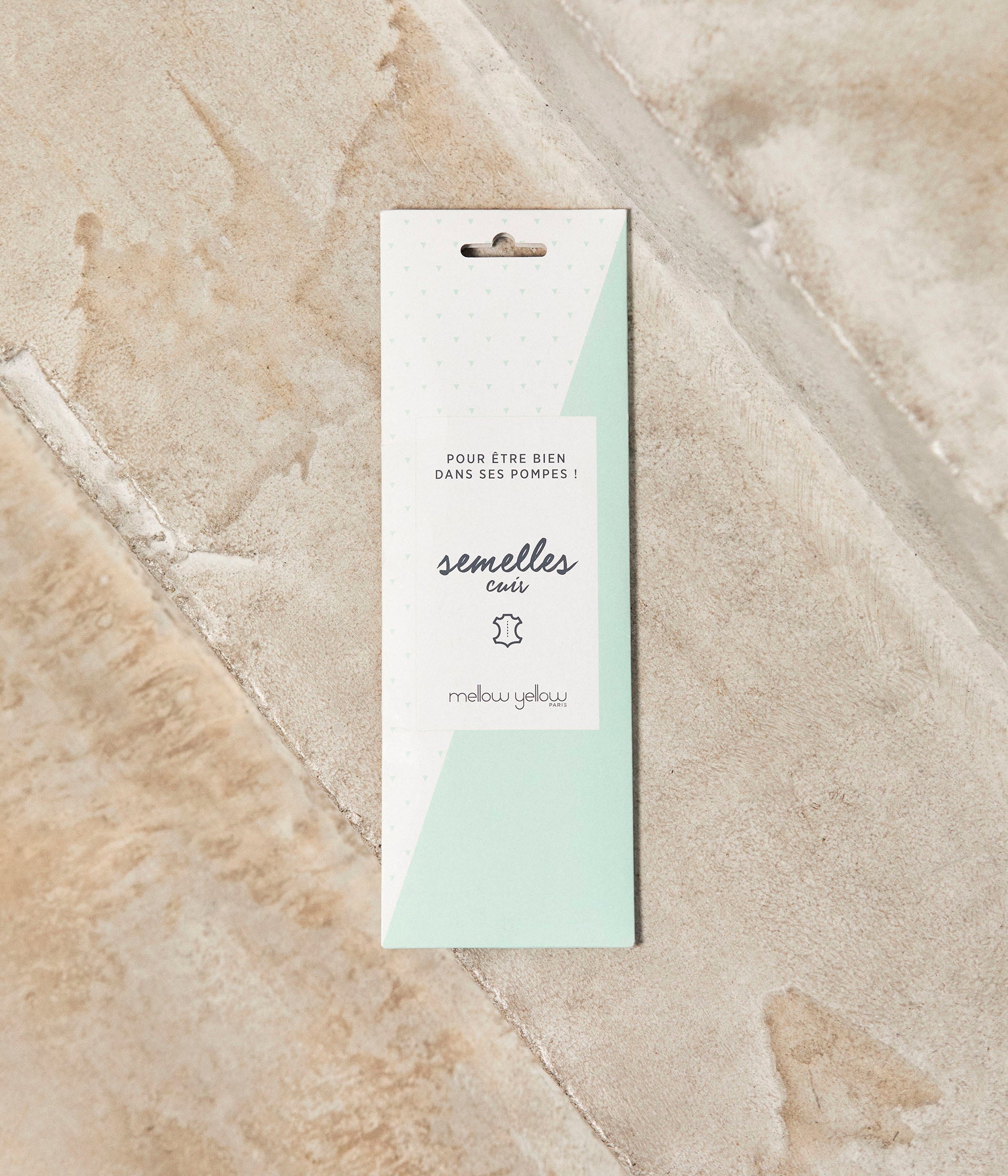 Semelles naturelles en cuir