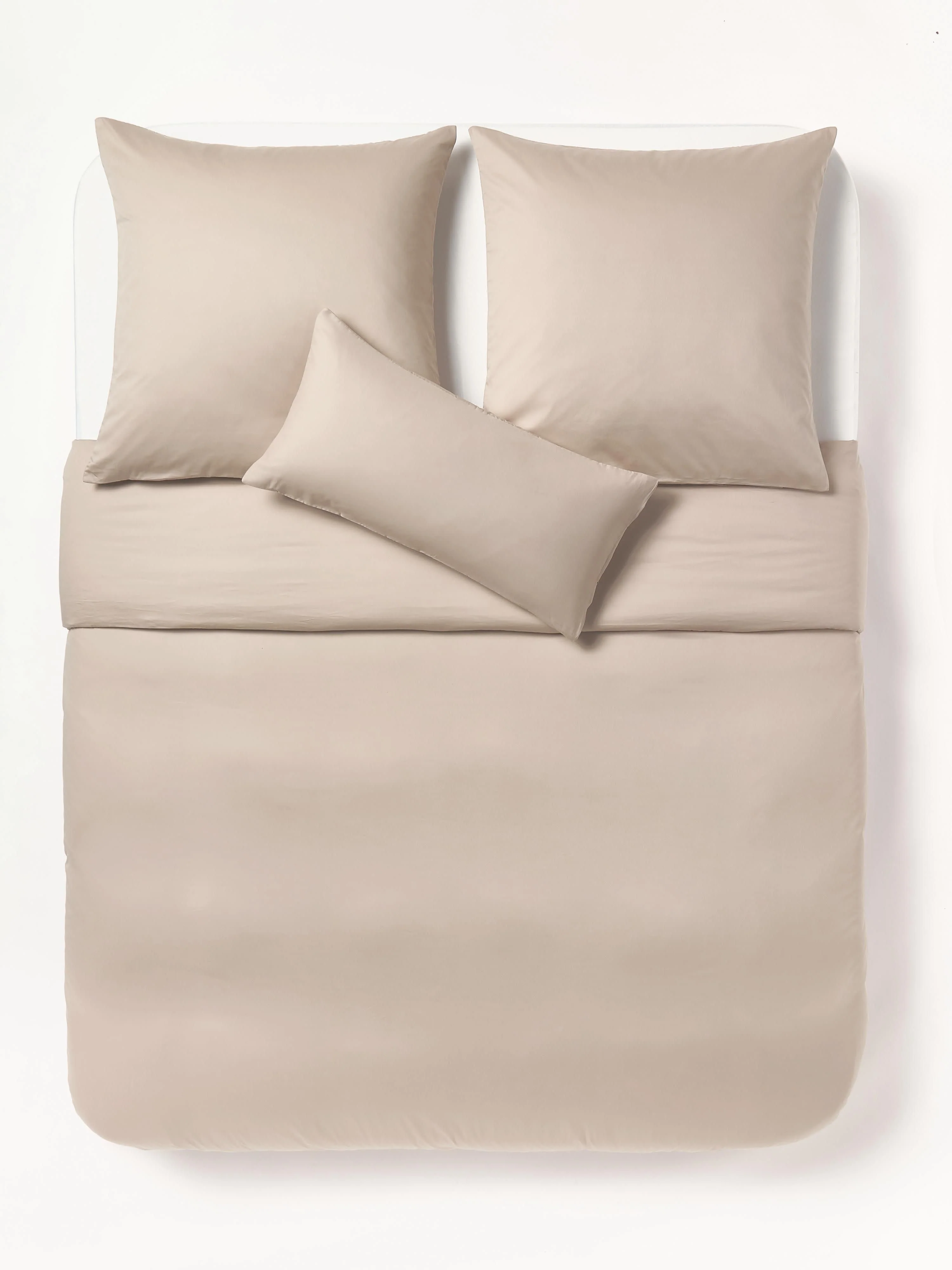 Katoensatijnen dekbedovertrek Comfort