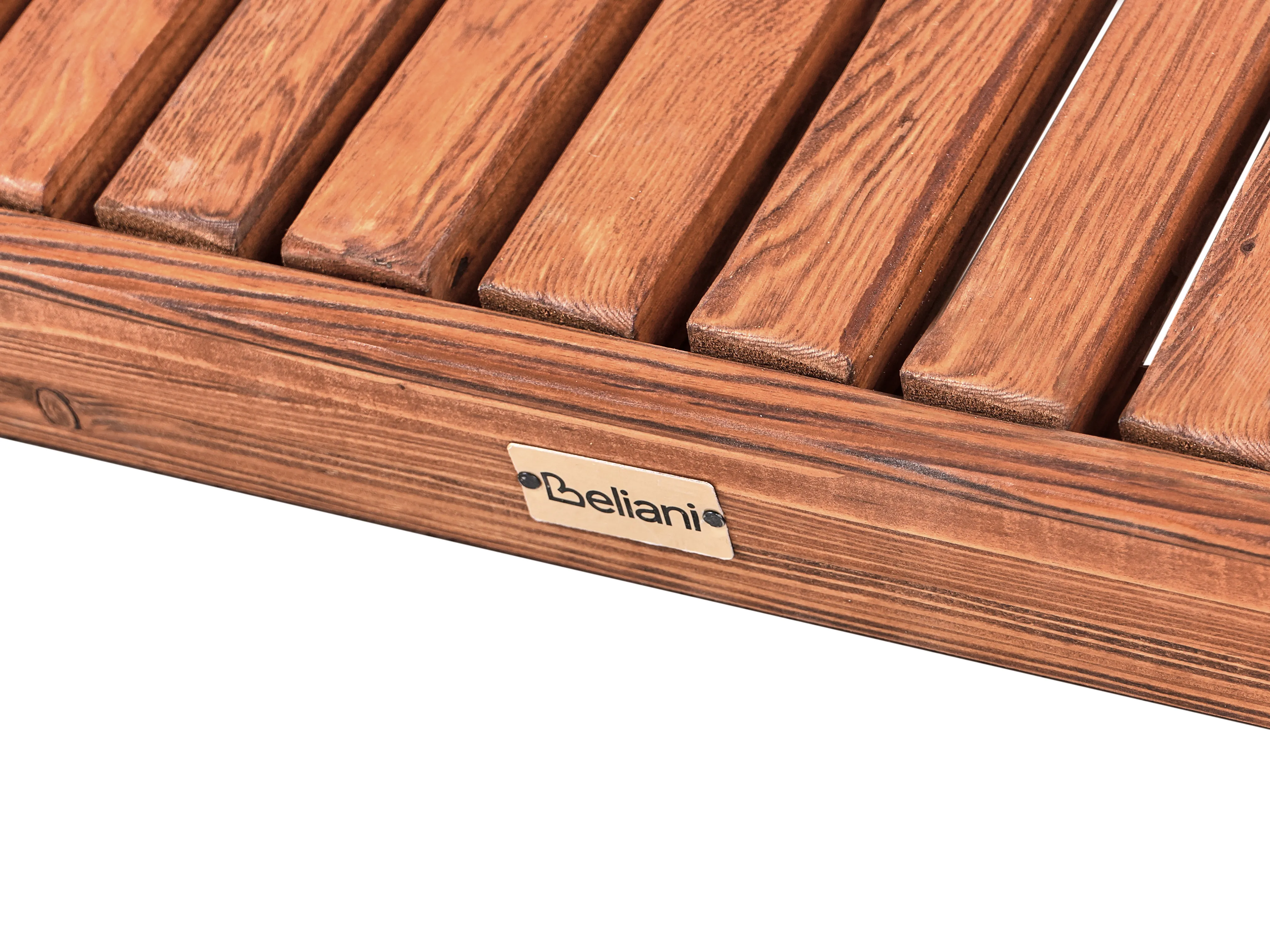 Ligstoel TANARO Larikshout Bruin
