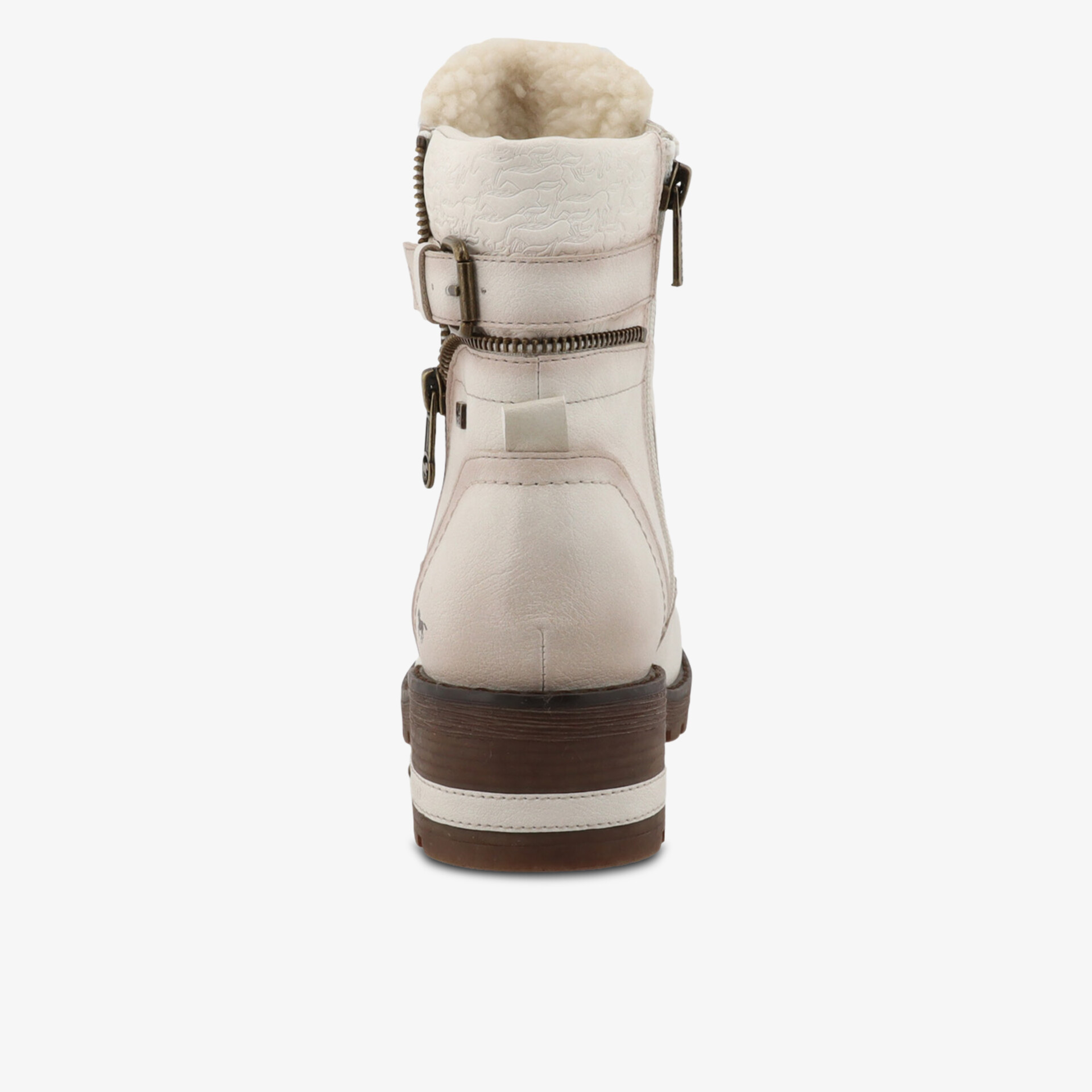 MUSTANG Damen Schnürstiefeletten weiß