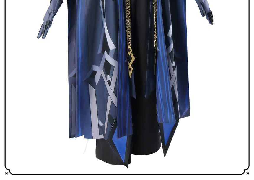 Bloomsoon - Genshin Impact Capitano Cosplay Kostuum / Pruik / Set