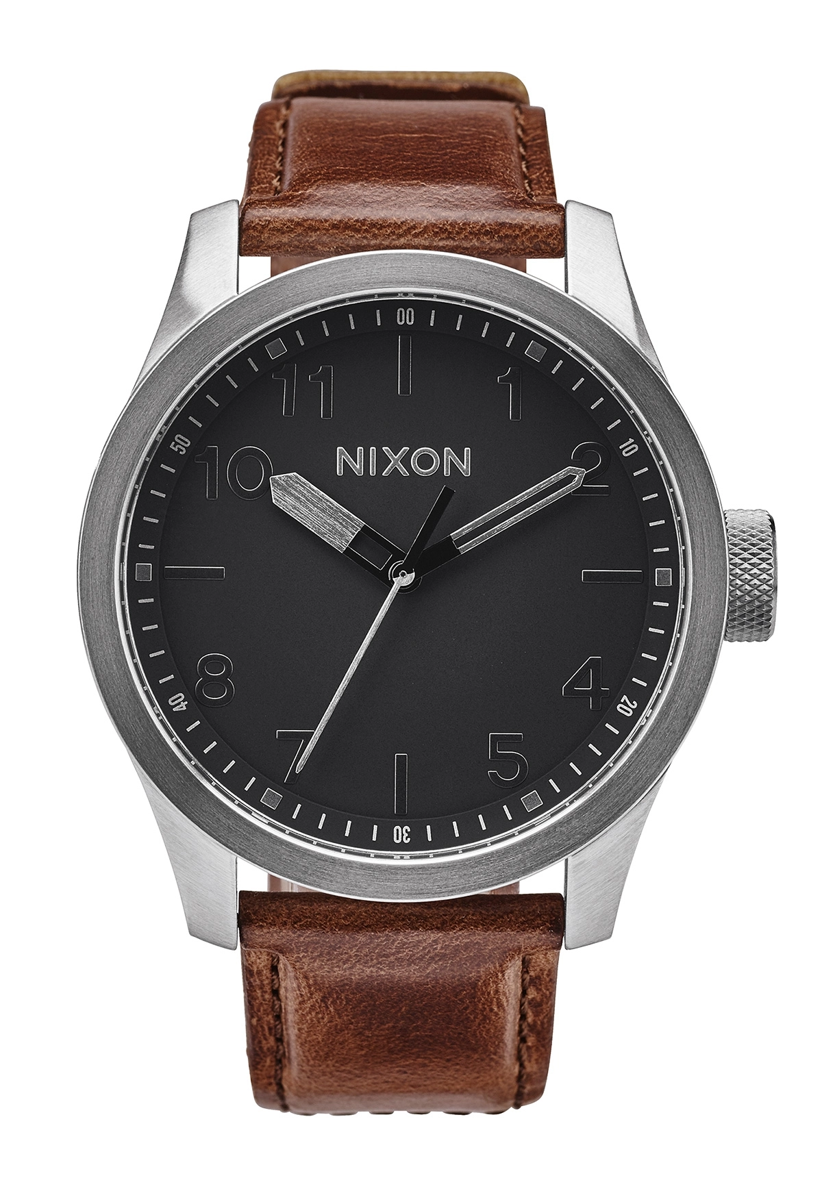 Nixon The Safari Leather Silver / Black / Brown A9752455