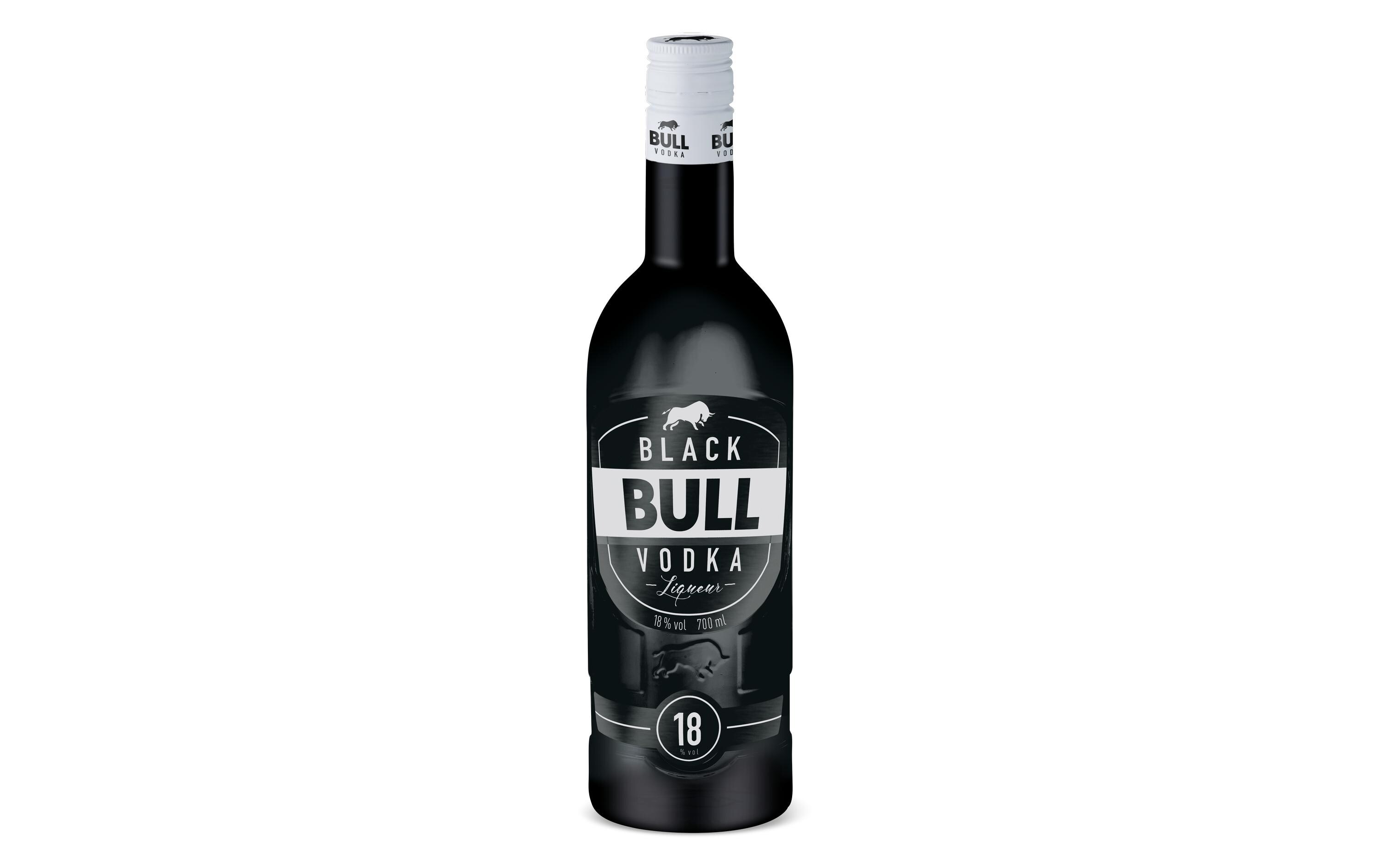 Black Bull Vodka Liqueur 0.7 lSpirituosen Spezialität mit Heidelbeeraroma