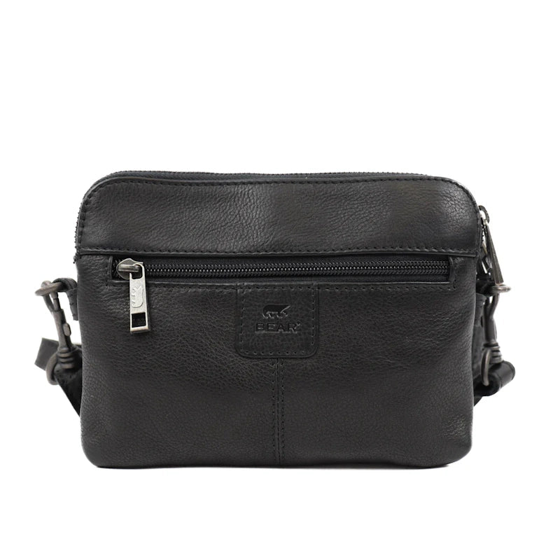 Bear Design Unisex Schoudertas Simon Black