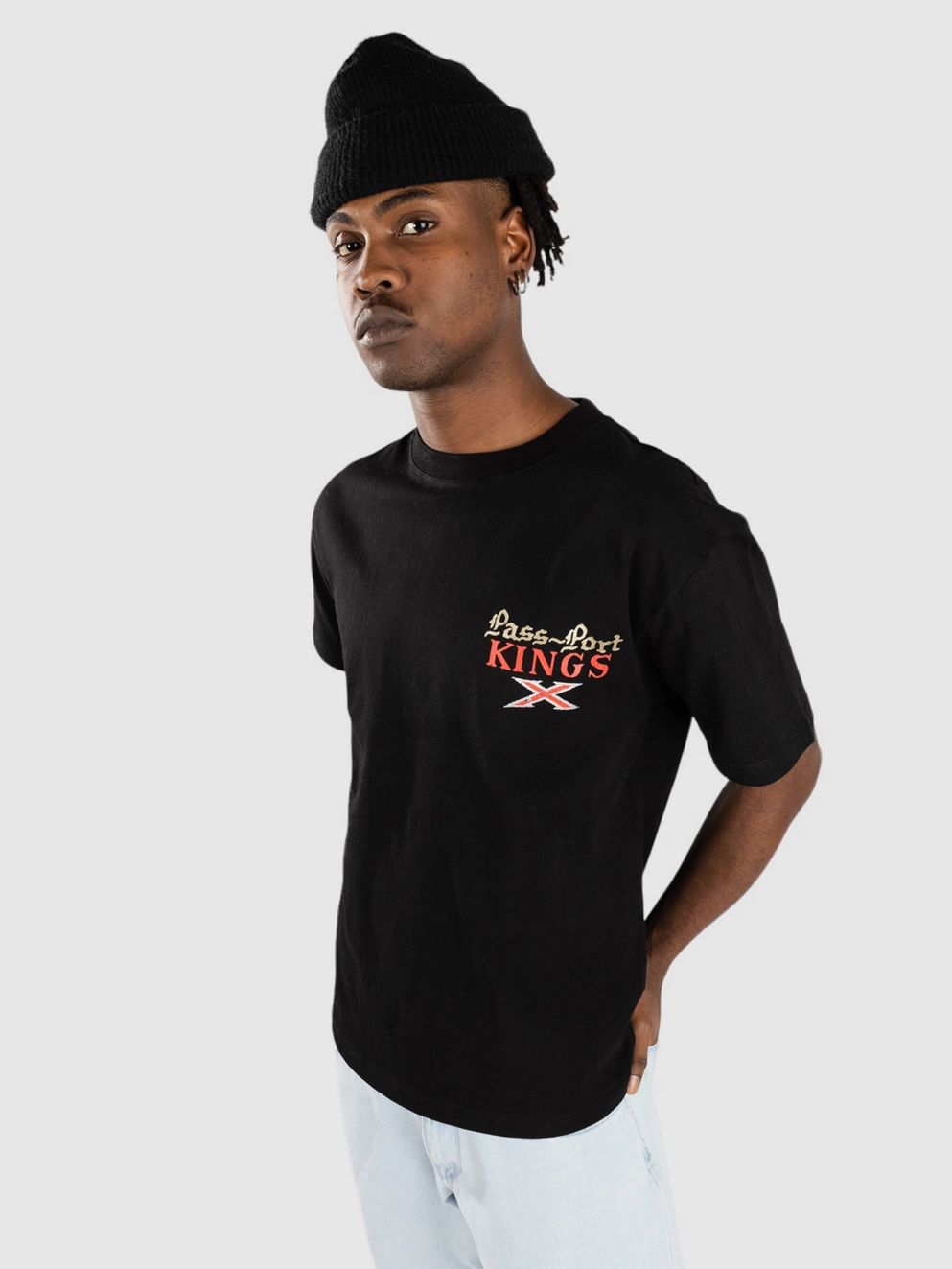 Pass Port Kings X T-Shirt black