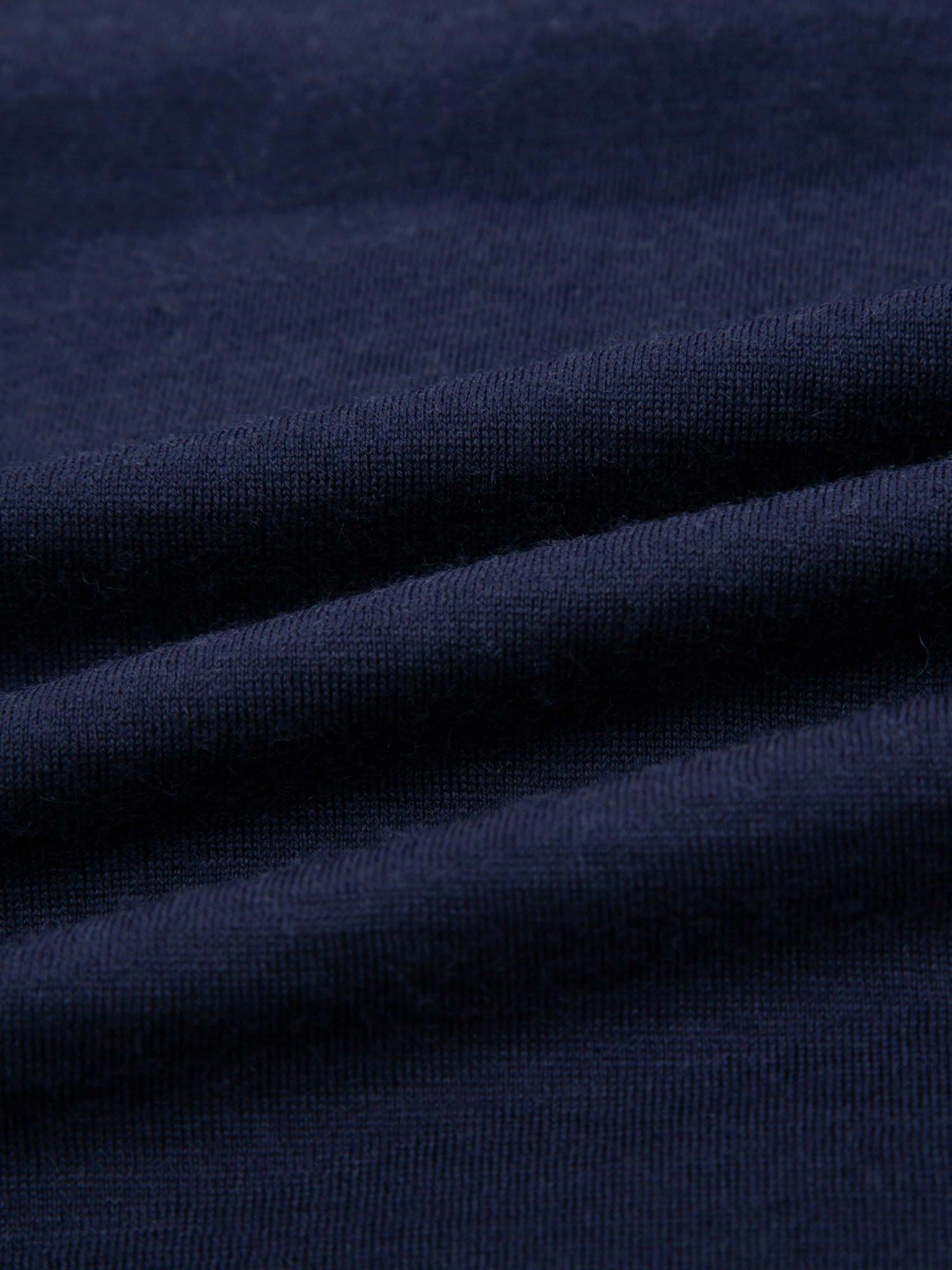 Sarpsborg Half Zip Ulltrøye Barn Blue Ink