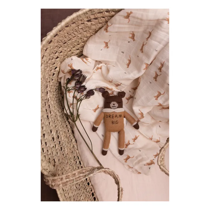 Main Sauvage Doudou ours Dream Big Main Sauvage X Smallable | Ocre