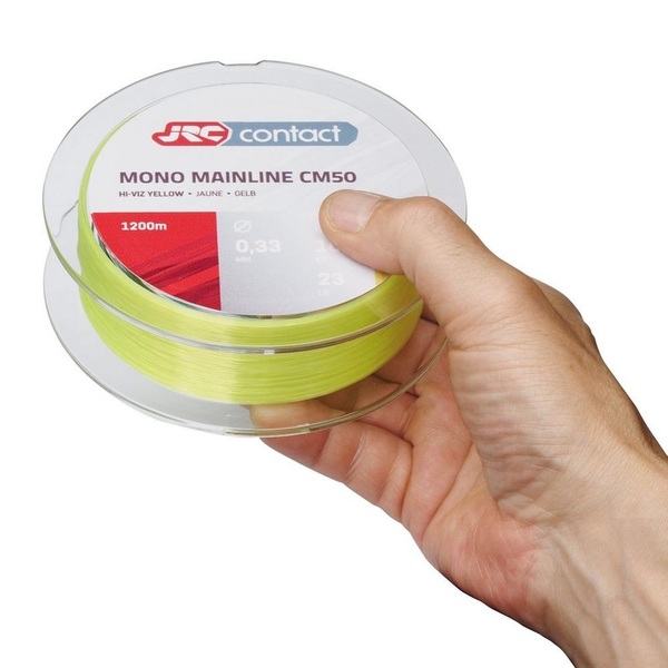 JRC Contact CM50 Nylon Hi-Viz Jaune 1200m