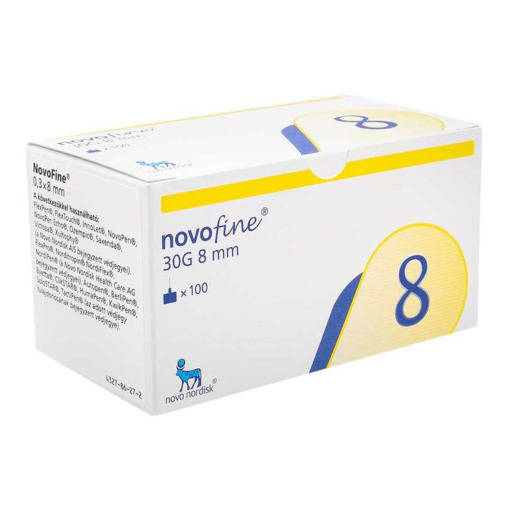 Novofine 8 Kanülen 0,30x8 mm, 100 St