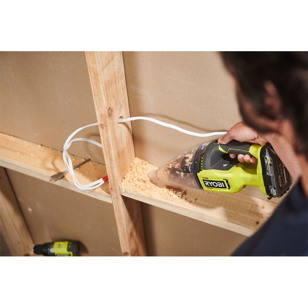 HÅNDSTØVSUGER RYOBI RHV18-0 18V ONE+ UTEN BATTERI