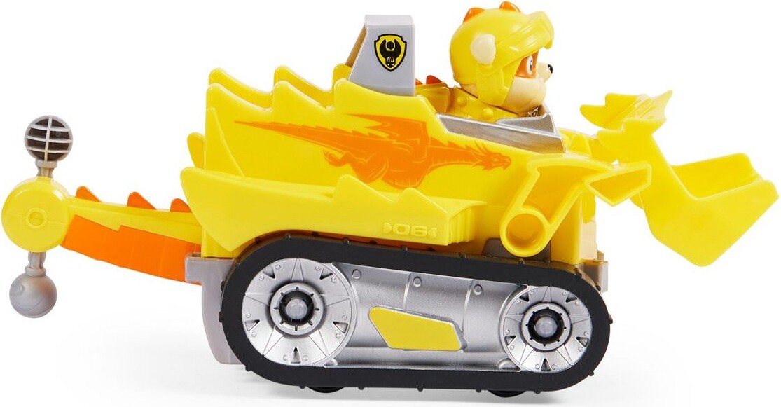 Paw Patrol Figur - Rescue Knights - Rubble Med Køretøj