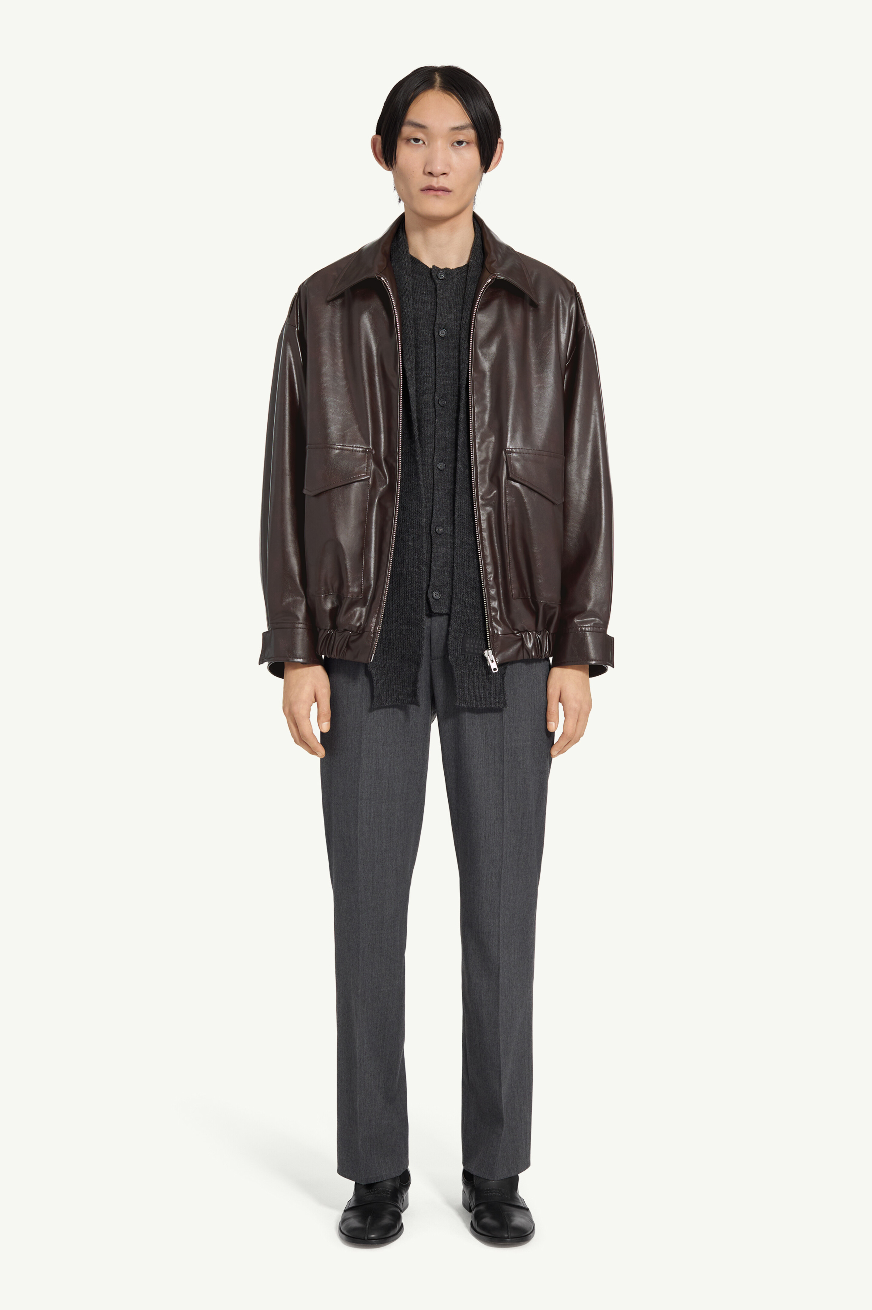 Veste en simili cuir pour homme | MM6